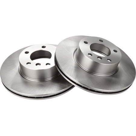 Front Brake Rotor Set 2 Piece - Compatible with 2017 - 2020 BMW 430i 2018 2019