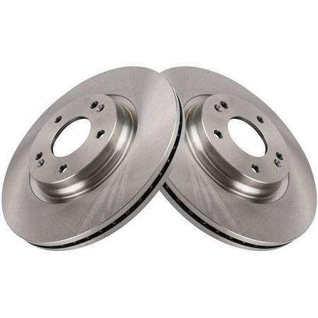 Front Brake Rotor Set 2 Piece - Compatible with 2021 - 2022 Kia K5