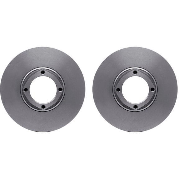 Front Brake Rotor Set - Compatible with 1963 - 1979 MG Midget - Dynamic Friction