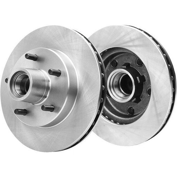 Front Brake Rotor Set - Compatible with 1982 - 1983 Chevy Malibu Classic