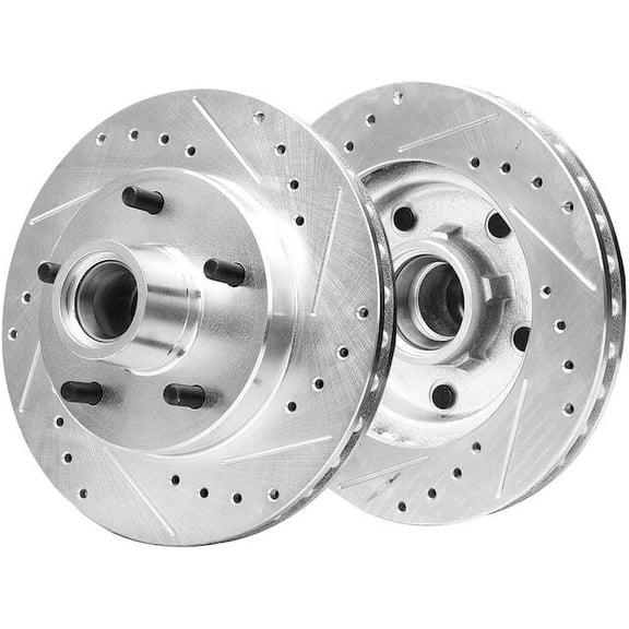 Front Brake Rotor Set - Compatible with 1982 - 1987 Buick Regal 1983 1984 1985 1986
