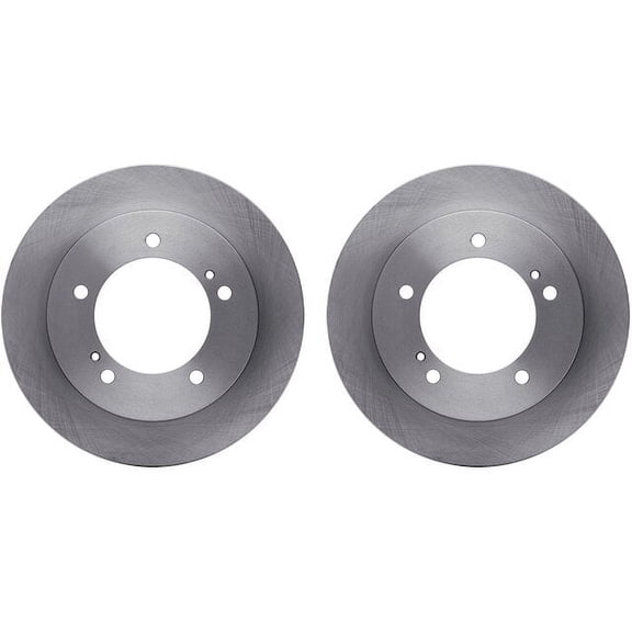 Front Brake Rotor Set - Compatible with 1986 - 1995 Suzuki Samurai - Dynamic Friction