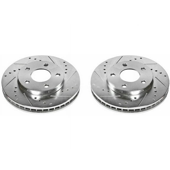 Front Brake Rotor Set - Compatible with 1991 - 1996 Oldsmobile 98 1992 1993 1994 1995