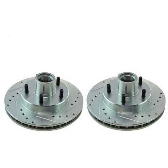 Front Brake Rotor Set - Compatible with 1994 - 1996 Ford F-150 1995