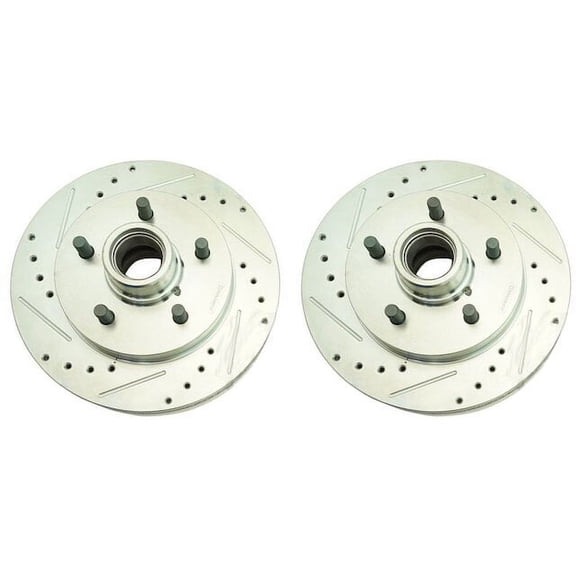Front Brake Rotor Set - Compatible with 1994 - 1999 Chevy C1500 Suburban 5.7L V8 1995 1996 1997 1998
