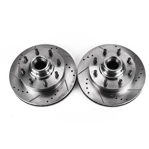 Front Brake Rotor Set - Compatible with 1996 - 2002 GMC Savana 2500 1997 1998 1999 2000 2001