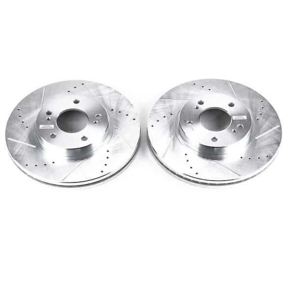 Front Brake Rotor Set - Compatible with 1997 - 2001 INFINITI Q45 1998 1999 2000