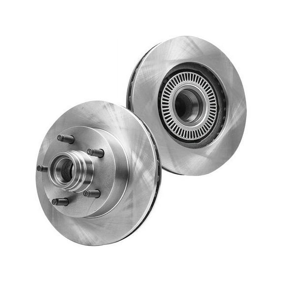 Front Brake Rotor Set - Compatible with 1998 - 2000, 2003 - 2005 Mazda B4000 1999 2004