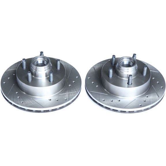 Front Brake Rotor Set - Compatible with 1998 - 2000 Mazda B4000 RWD 1999