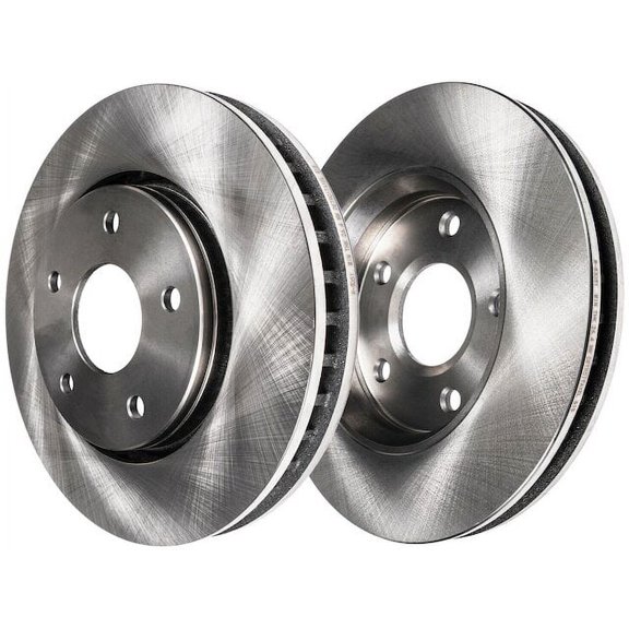 Front Brake Rotor Set - Compatible with 1999 - 2003 Mercedes-Benz CLK430 Base 2000 2001 2002