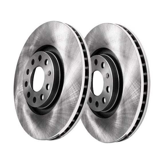 Front Brake Rotor Set - Compatible with 2000 - 2002 Audi S4 2001