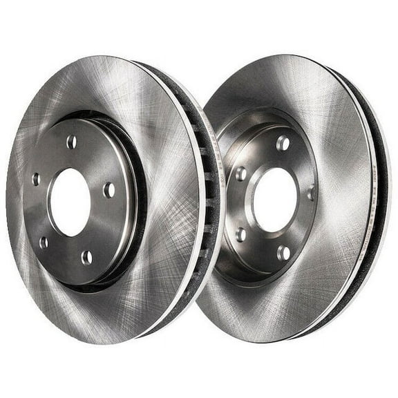 Front Brake Rotor Set - Compatible with 2001 - 2002 Saturn L100 Base