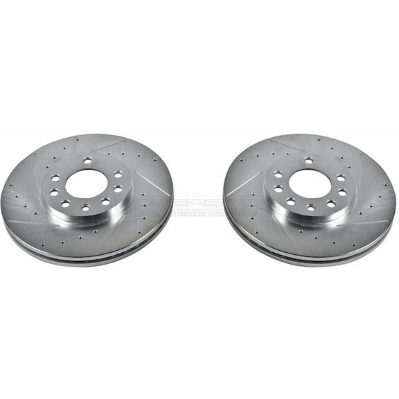 Front Brake Rotor Set - Compatible with 2001 - 2002 Saturn L100