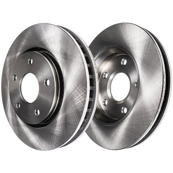 Front Brake Rotor Set - Compatible with 2001 - 2007 Dodge Caravan 2002 2003 2004 2005 2006