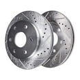 thumbnail image 1 of Front Brake Rotor Set - Compatible with 2002 - 2006 Cadillac Escalade Base 2003 2004 2005, 1 of 2