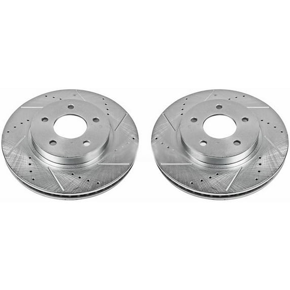 Front Brake Rotor Set - Compatible with 2002 - 2007 Saturn Vue 2003 2004 2005 2006