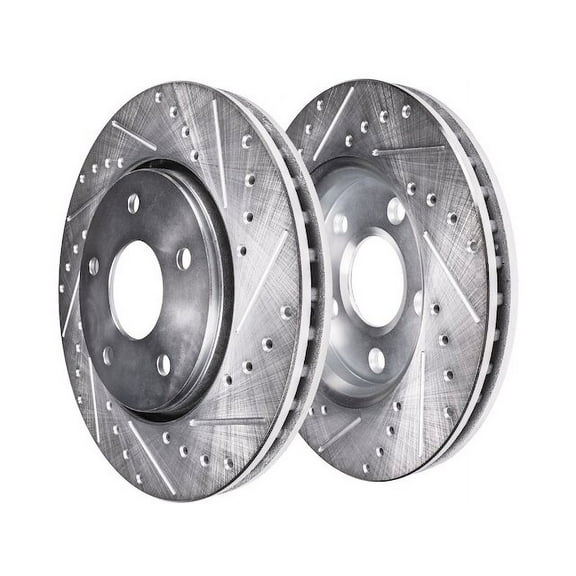 Front Brake Rotor Set - Compatible with 2003 - 2009 Mazda B4000 2004 2005 2006 2007 2008