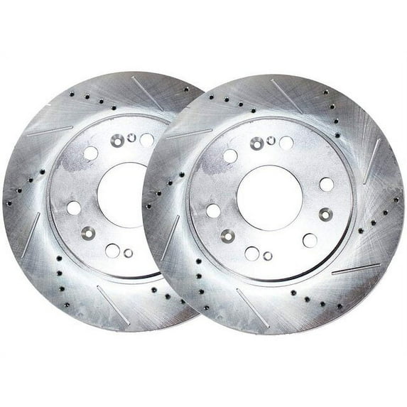 Front Brake Rotor Set - Compatible with 2004 - 2005 GMC Envoy XUV