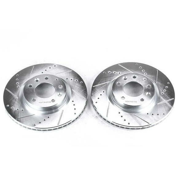 Front Brake Rotor Set - Compatible with 2004 - 2008 Mazda RX-8 2005 2006 2007