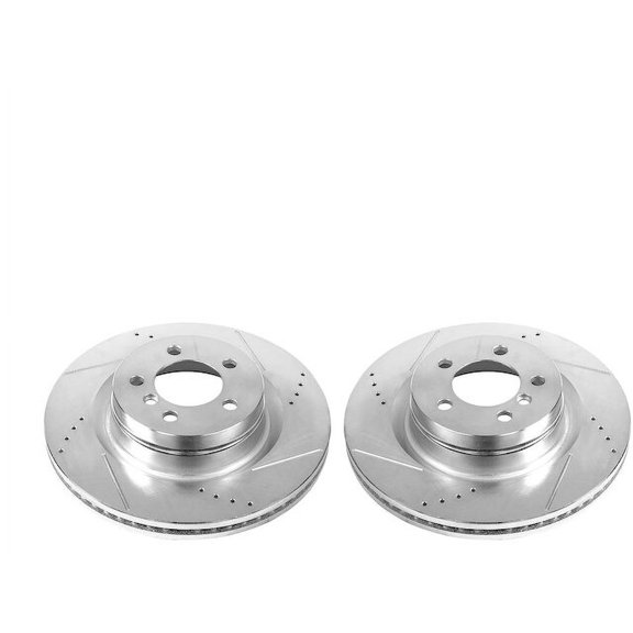 Front Brake Rotor Set - Compatible with 2006 - 2009 Land Rover Range Rover 2007 2008