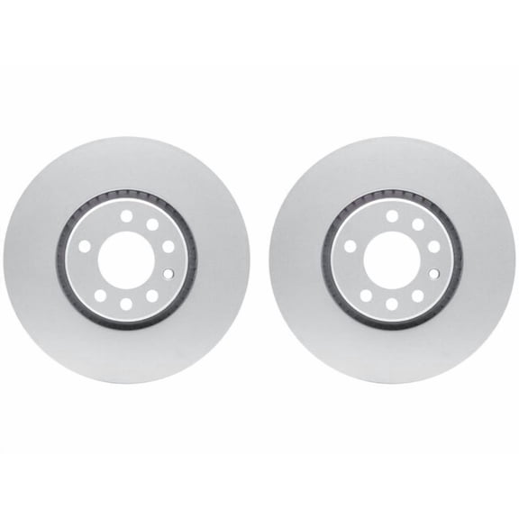 Front Brake Rotor Set - Compatible with 2006 - 2011 Saab 9-3 Aero 2.8L V6 - Dynamic Friction