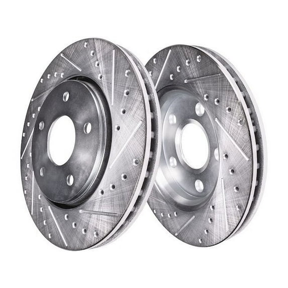 Front Brake Rotor Set - Compatible with 2007 - 2017 Jeep Patriot 2008 2009 2010 2011 2012 2013 2014 2015 2016