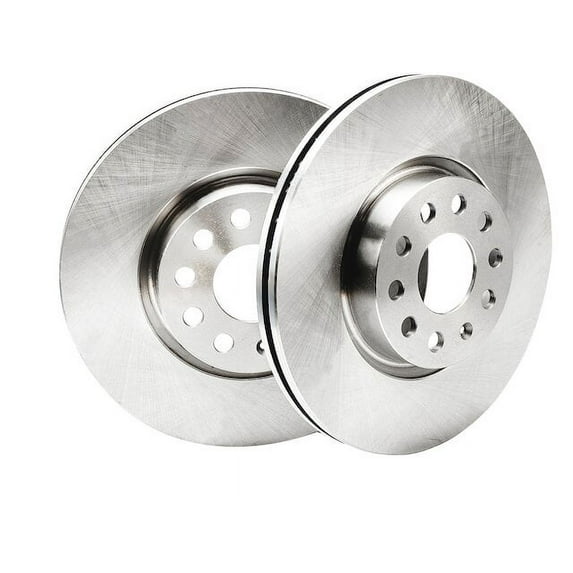 Front Brake Rotor Set - Compatible with 2009 - 2017 Volkswagen Tiguan 2010 2011 2012 2013 2014 2015 2016