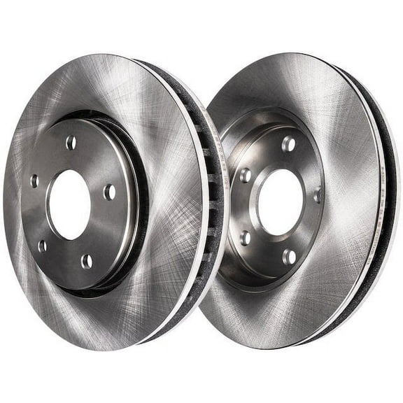 Front Brake Rotor Set - Compatible with 2009 - 2019 Ford Flex 2010 2011 2012 2013 2014 2015 2016 2017 2018