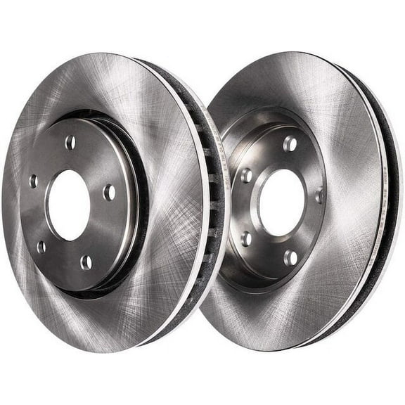 Front Brake Rotor Set - Compatible with 2011 - 2012 INFINITI G25