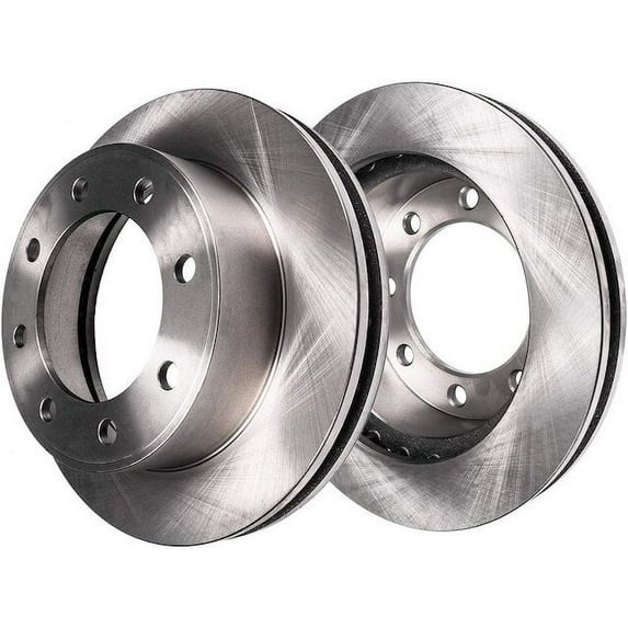 Front Brake Rotor Set - Compatible with 2012 - 2021 Nissan NV1500 2013 2014 2015 2016 2017 2018 2019 2020