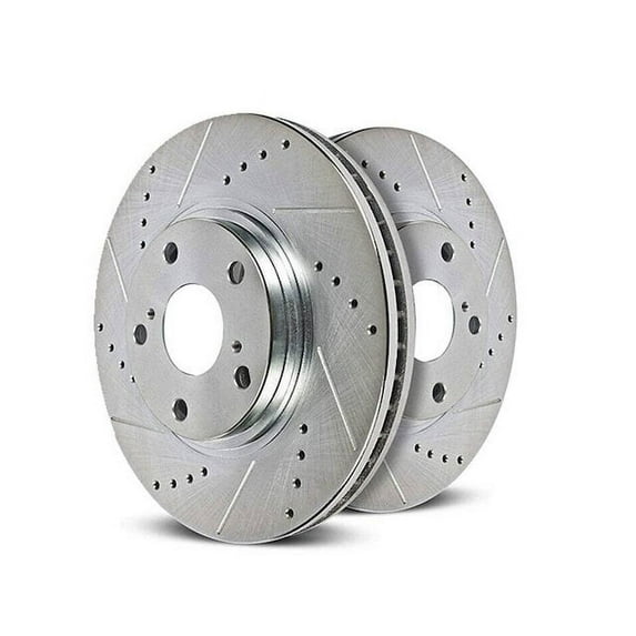 Front Brake Rotor Set - Compatible with 2015 - 2016 BMW 228i xDrive Base