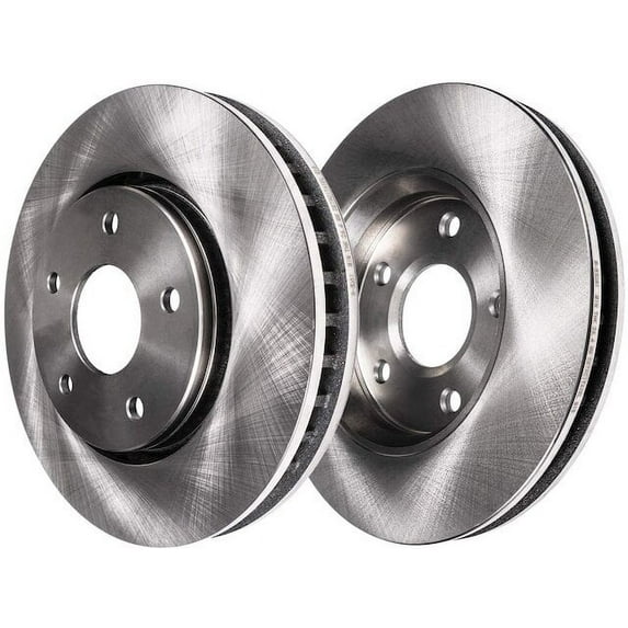 Front Brake Rotor Set - Compatible with 2016 - 2021 Toyota Land Cruiser 2017 2018 2019 2020