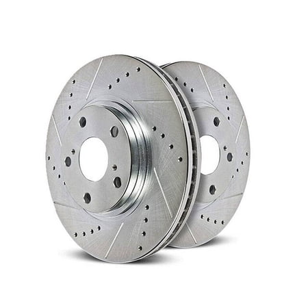 Front Brake Rotor Set - Compatible with 2017 - 2020 BMW 430i xDrive Gran Coupe Base 2018 2019