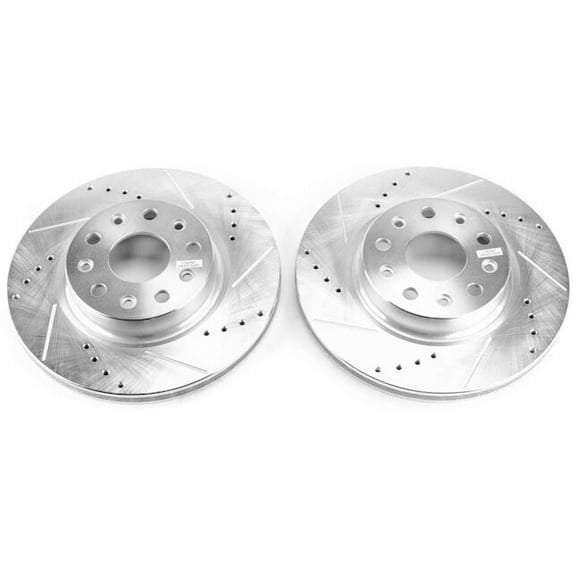Front Brake Rotor Set - Compatible with 2018 - 2020 Jeep Wrangler JL 2019
