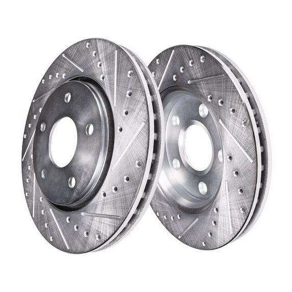 Front Brake Rotor Set - Compatible with 2018 - 2021 Hyundai Kona 2019 2020
