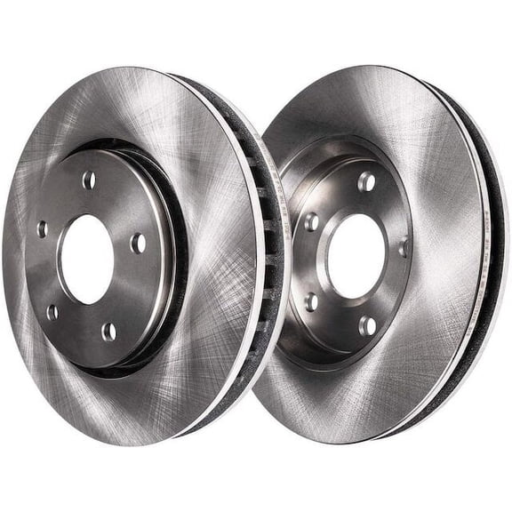 Front Brake Rotor Set - Compatible with 2020 - 2021 Toyota GR Supra
