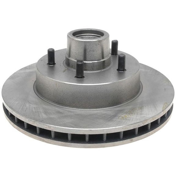 Front Brake Rotor and Hub Assembly - Compatible with 1971 - 1976 Oldsmobile Delta 88 - AC Delco