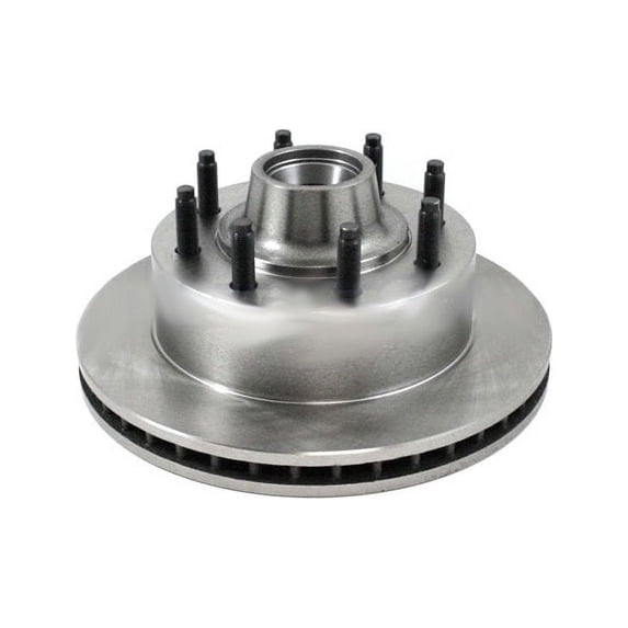 Front Brake Rotor and Hub Assembly - Compatible with 1986 - 1994 Ford F-350 RWD 1987 1988 1989 1990 1991 1992 1993