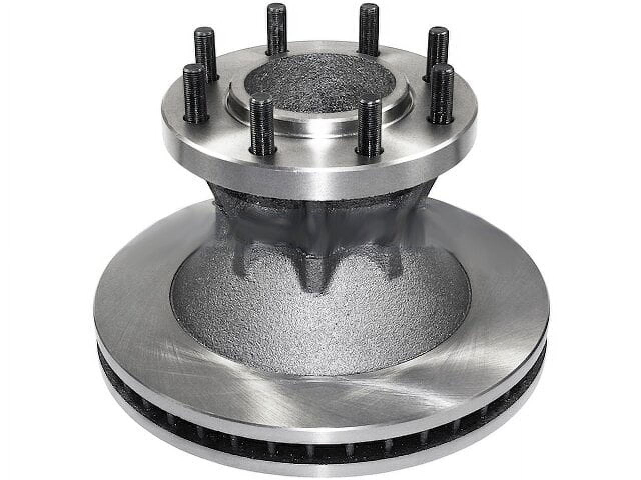 ACDelco Silver Front Disc Brake Rotor & Hub Assembly - Non-Coated Brake Replacement