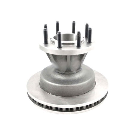 Front Brake Rotor and Hub Assembly - Vented - Compatible with 2003 - 2004 Ford F-350 Super Duty RWD Dual Rear Wheel