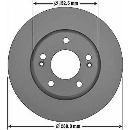 Front Brake Rotor for Hyundai Elantra Tucson Kia Optima Soul & More Goodyear