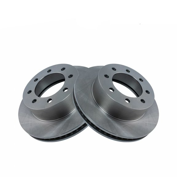 Front Brake Rotors Pair Set of 2 For Dodge Ram 1500 2500 3500 Mega Cab 8 Lug