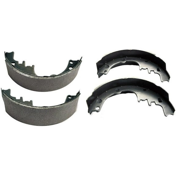 Front Brake Shoe Set - Compatible with 1969 - 1974 Chevy Nova 1970 1971 1972 1973