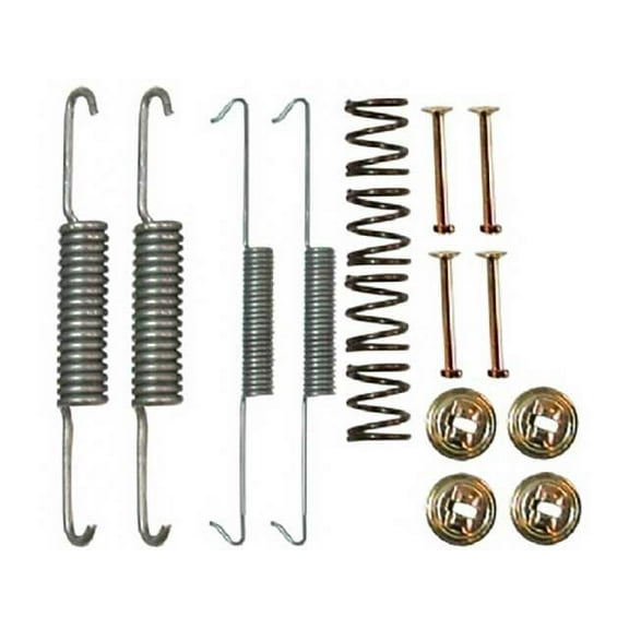 Front Brake Shoe Spring Kit - Compatible with 1965 - 1977 Volkswagen Beetle 1966 1967 1968 1969 1970 1971 1972 1973 1974 1975 1976