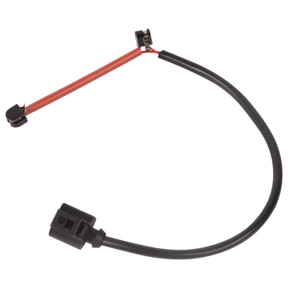 Front Brake Wear Sensor with Electronic Alert - 2 Pin 12V Black and Red-Front Brake Pad Electronic Wear Sensor