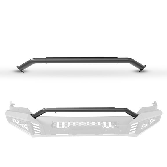 Front Bull Bar Bumper Brush Guard w/2*4" LED Pod Lights For 2013-2018 Ram 1500 Pickup Truck Excluding Rebel and For 2019-2023 Dodge Ram 1500 Classic Exculding Warlock