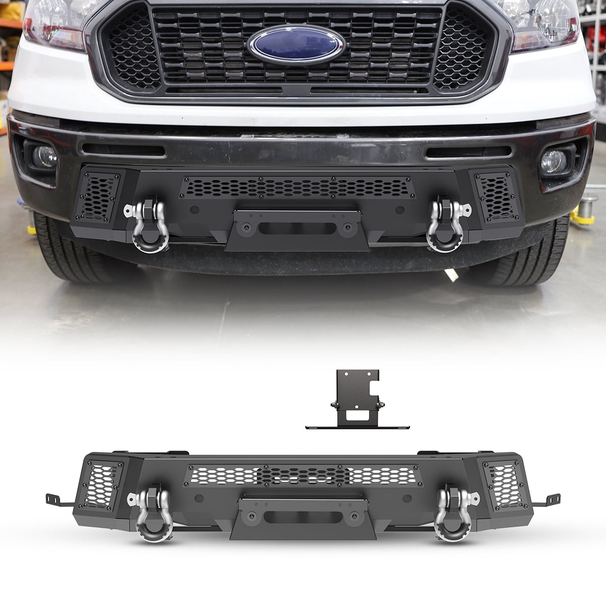 Front Bumper for 2019 2020 2021 2022 2023 Ford Ranger,Heavy Duty Steel ...