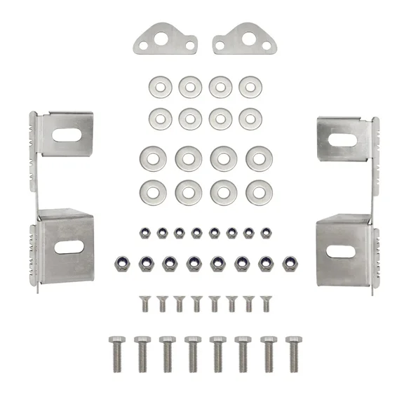 Front Bumper Adjuster Lift Kit for 2002-2006 Acura RSX DC5, Includes Hardware for Gap Fix