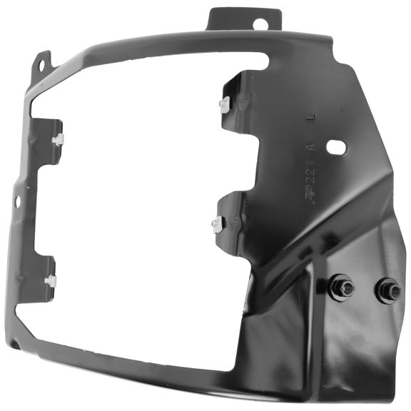 Front Bumper Bracket Compatible with CHEVROLET SILVERADO 1500 2016-2018 Left Driver Side Outer Steel with Impact Bar Skid Plate