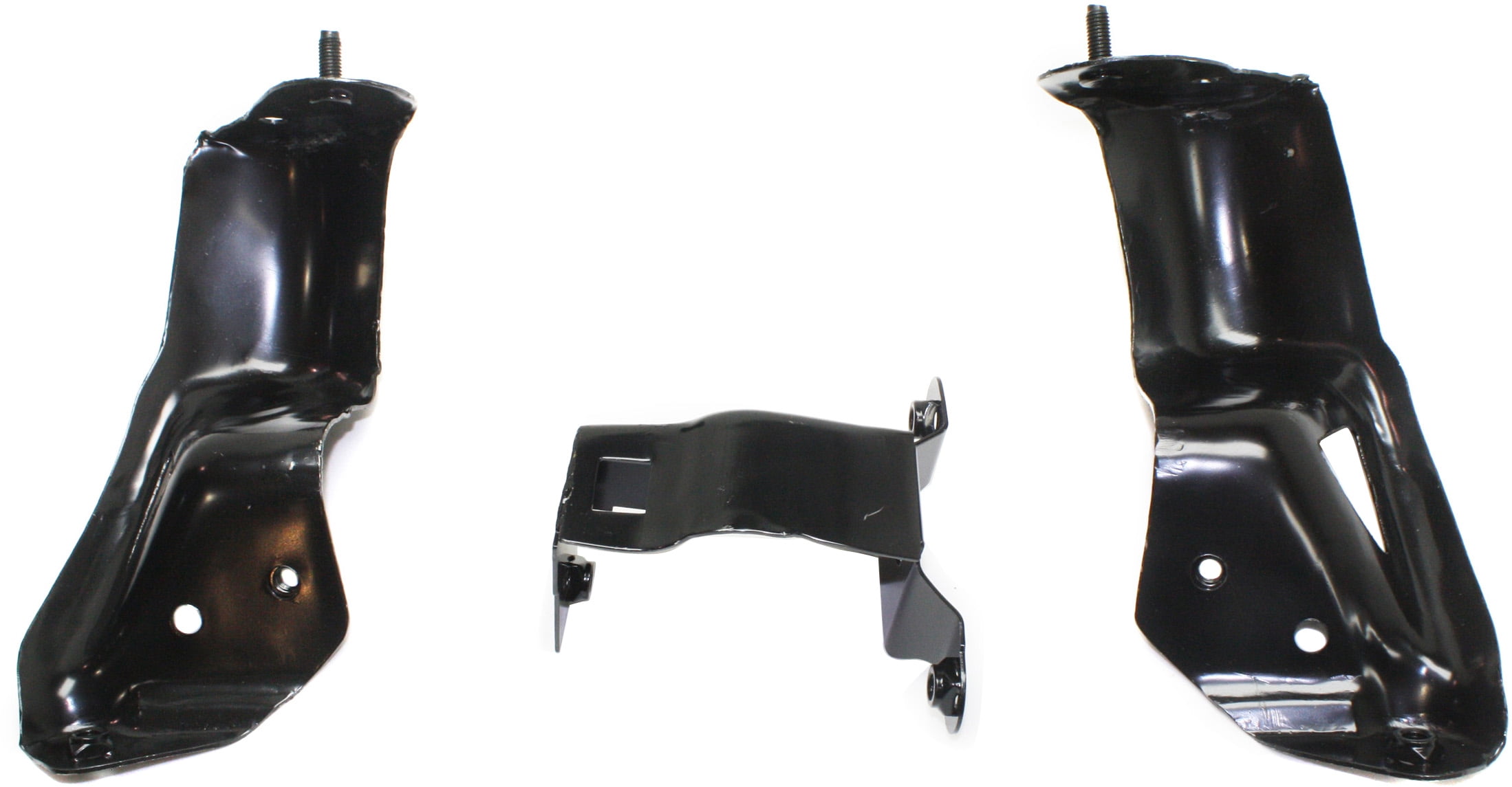 Front Bumper Bracket Compatible with CHEVROLET SILVERADO 1999-2002/TAHOE 2000-2006 SET 3-Pc. Set Inc. Center and Outer Bumper Braces